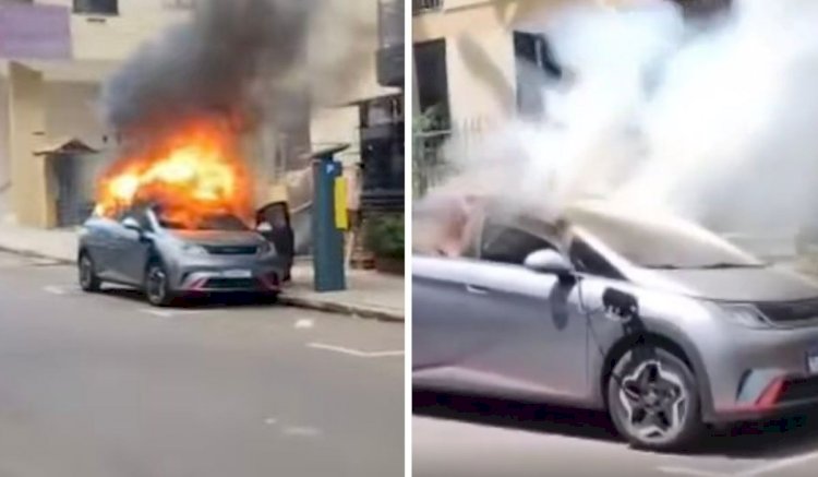 'Jeitinho' causa o primeiro incêndio de um BYD elétrico no Brasil