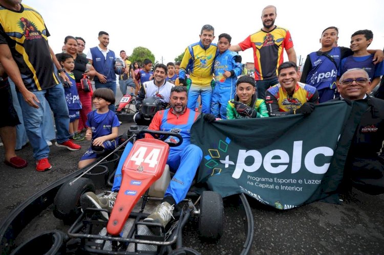 Governador Wilson Lima lança modalidade de kart pelo Pelci e amplia oportunidades esportivas para jovens amazonenses