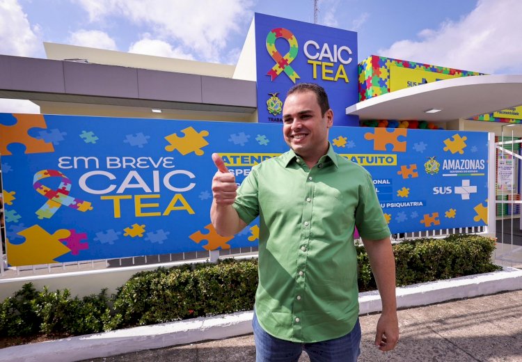 Presidente Roberto Cidade comemora inauguração de mais um centro especializado para crianças com TEA (CAIC TEA), na zona Norte