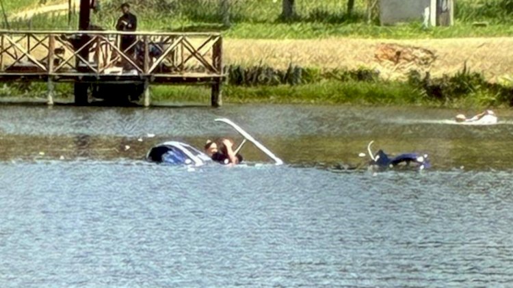 Queda de helicóptero em São Roque (SP) deixa duas pessoas feridas