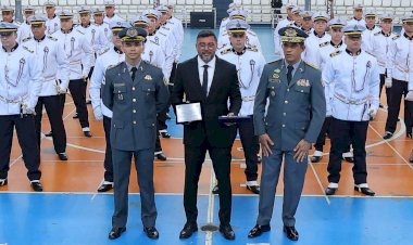 Governador Wilson Lima destaca apoio à formação de novos oficiais e reforça compromisso com a segurança pública