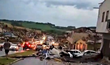 Tornado arrasa cidade no interior no Paraná; prefeito relata três mortes