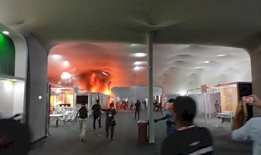 Incêndio atinge pavilhão na COP30