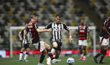 Flamengo busca empate com Atlético (MG) no fim e fica muito perto do título brasileiro, pela 36ª rodada do campeonato brasileiro da série A