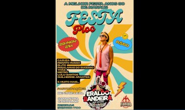 Festa Plooc com Eraldo Bandeira promete reviver a magia dos anos 80 em Manaus