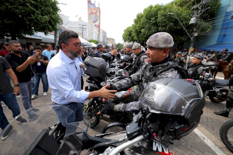 Governador Wilson Lima lança Operação Natal Mais Seguro 2025 com reforço de 500 alunos soldados nas ruas de Manaus
