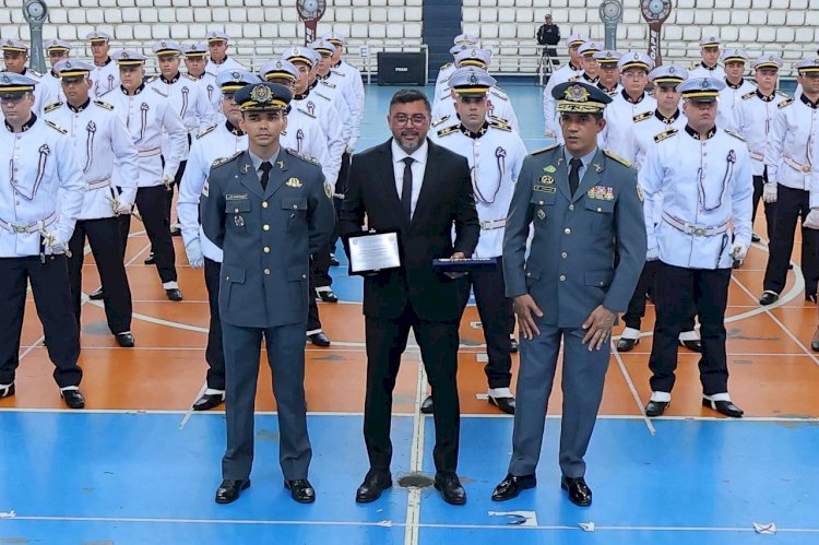 Governador Wilson Lima destaca apoio à formação de novos oficiais e reforça compromisso com a segurança pública