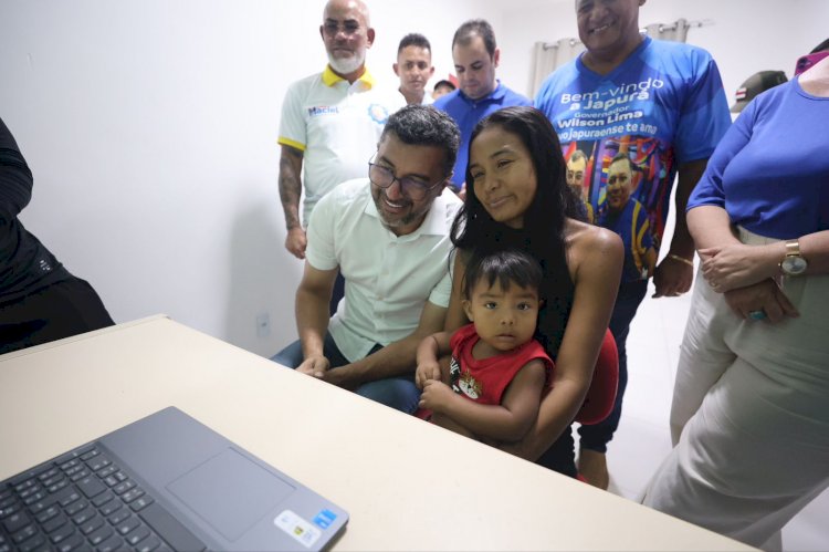 Governador Wilson Lima entrega novas estruturas da Telessaúde em Japurá e Alvarães