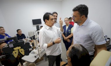 Governador Wilson Lima vistoria mutirão de cirurgias de catarata do Opera+ Amazonas em Manacapuru