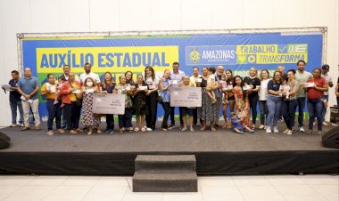 Governador Wilson Lima entrega 2.500 novos cartões do Auxílio Estadual Permanente para beneficiários de Manaus