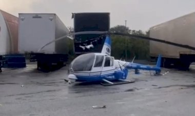 Helicóptero da Band cai na Dutra, na altura de Guarulhos
