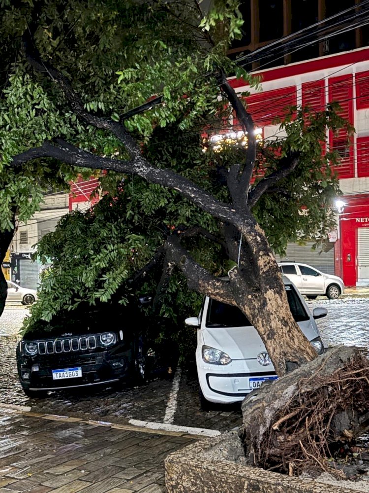 Corpo de Bombeiros atendeu 45 ocorrências após forte chuva em Manaus