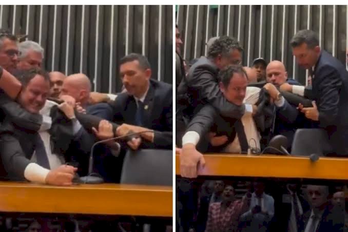 Glauber Braga é retirado à força após tentar ocupar cadeira de presidente da Câmara; veja vídeo