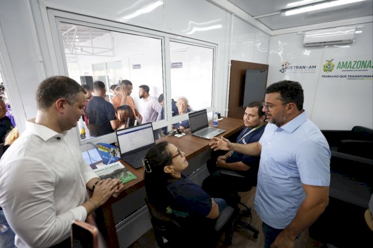 Governador Wilson Lima entrega primeiro Pit Stop do Motociclista Legal em Manaus