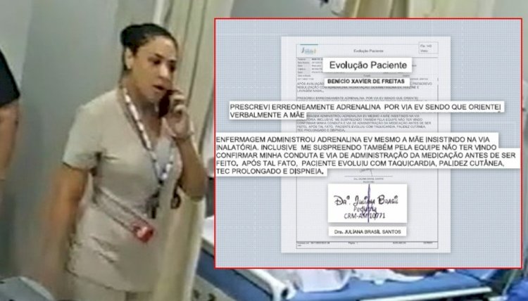 Caso Benício: médica usava carimbo de pediatria sem ter especialidade e pode responder por falsidade ideológica, diz delegado