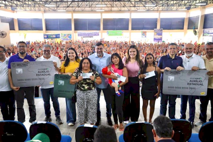 Governador Wilson Lima entrega 500 cartões do Auxílio Estadual e reforça setores social e primário com R$ 1,5 milhão em investimentos, em Iranduba