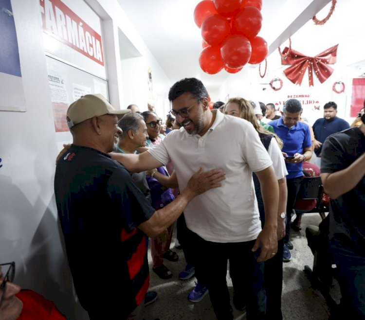 Governador Wilson Lima vistoria mutirão de cirurgias de catarata e reforma de hospital em Rio Preto da Eva