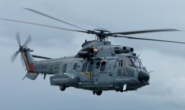 Helicóptero com oito passageiros faz pouso de emergência no mar de Cabo Frio