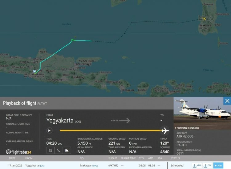 Avião desaparece dos radares na Indonésia; aeronave tinha cerca de 10 pessoas a bordo