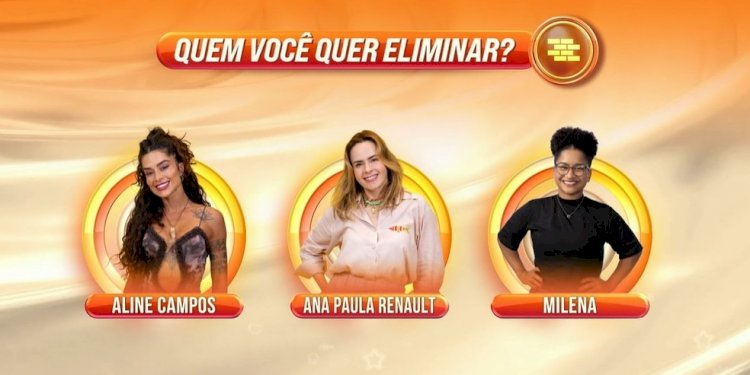 Quem está no primeiro Paredão do BBB 26? Aline Campos, Ana Paula Renault e Milena formam a berlinda
