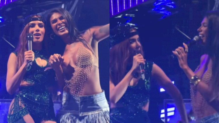 Pocah canta bêbada com Anitta e dispara: ‘Espero que nossa amizade não esteja abalada’
