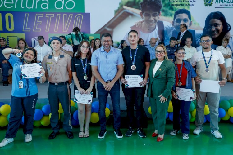 Governador Wilson Lima inicia ano letivo de 2026 destacando novas ferramentas digitais e conquistas de alunos da rede pública