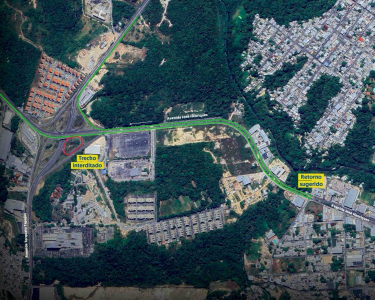 Seinfra anuncia alteração de tráfego para manutenção de defensas no Rapidão Rodoanel Metropolitano de Manaus, neste fim de semana