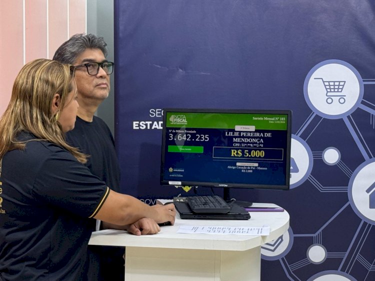Sefaz divulga vencedores da Nota Fiscal Amazonense com prêmios de até R$ 30 mil