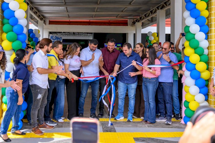 Roberto Cidade cumpre agenda em Autazes com entrega de escola de tempo integral e obras na AM-254