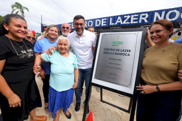 Governador Wilson Lima inaugura Centro de Lazer Noca e Maroca, na zona norte de Manaus