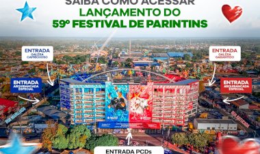Lançamento Parintins 2026: Público terá entrada gratuita para o evento no Bumbódromo