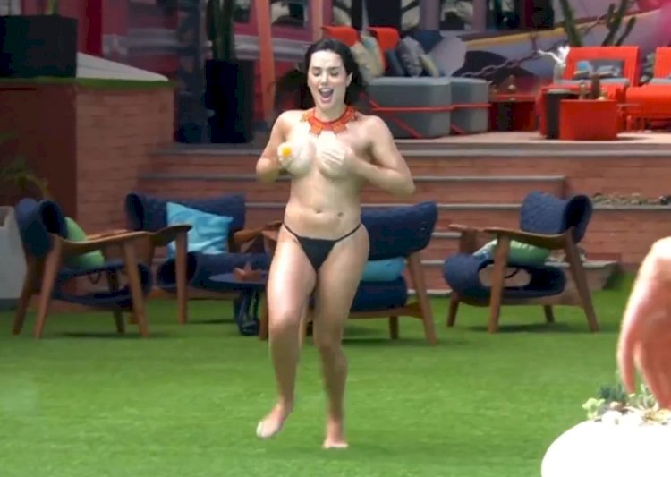 BBB26: veja o momento em que Jordana cumpre promessa e faz topless