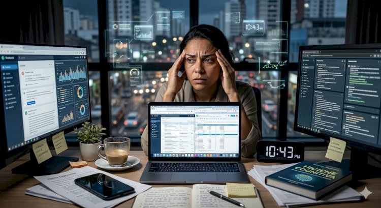 O Inimigo Silencioso: Como o Estresse Cognitivo Está Mudando o Cérebro Moderno