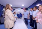 Ampliando o atendimento infantil, governador interino Roberto Cidade inaugura tomógrafo no HPSC da Zona Oeste