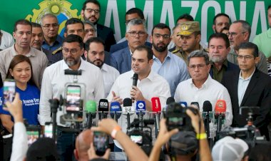 No primeiro dia à frente do Executivo, governador interino Roberto Cidade destaca estabilidade institucional e continuidade de projetos