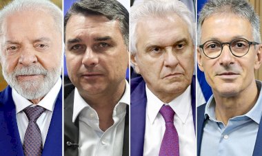 Datafolha: Lula perde vantagem e empata com Flávio, Caiado e Zema no 2º turno