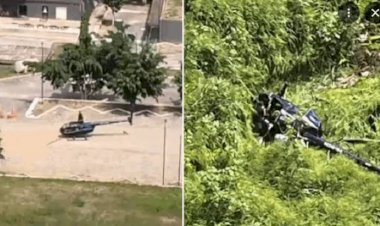 Vídeo mostra momento em que helicóptero cai em Campina Grande (PB)