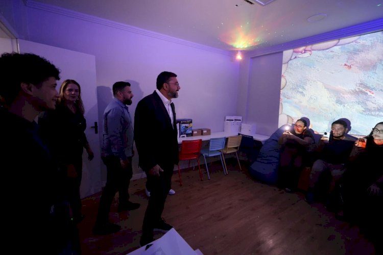 Governador Wilson Lima vistoria obras do Centro de Atenção Integral Juventude TEA, em Manaus