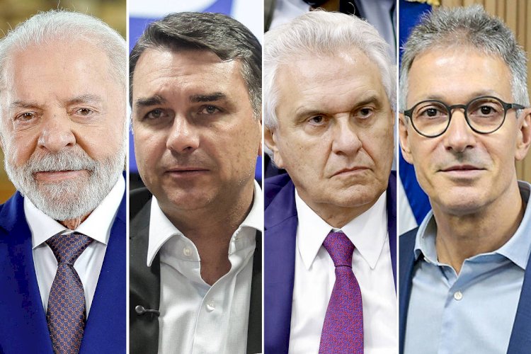 Datafolha: Lula perde vantagem e empata com Flávio, Caiado e Zema no 2º turno