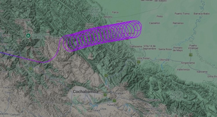 Suspeita de ‘voo fantasma’: avião passa 2 horas voando em círculos antes de cair na Bolívia