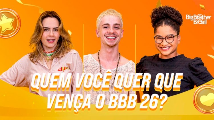 Quem saiu do BBB 26? Leandro é o décimo sétimo eliminado do reality e confira quem está na Final do BBB 26? Ana Paula Renault, Juliano Floss e Milena disputam prêmio da temporada