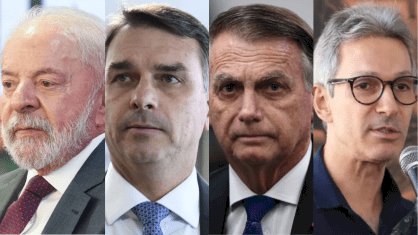 Atlas Bloomberg: Lula empata com Flávio, Jair e Zema em eventual 2º turno