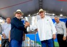 Vice-governador Serafim Corrêa acompanha entrega de moradias durante visita do presidente Lula a Manaus