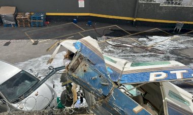 Bombeiros confirmam duas mortes após queda de avião em BH