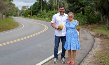 Wilson Lima retorna a ramal asfaltado durante sua gestão e visita produtores atendidos com assistência técnica do Estado