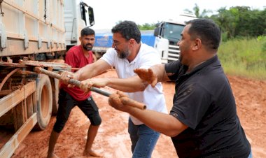 Após ouvir moradores e caminhoneiros, Wilson Lima cobra solução definitiva para BR-319: “É um atraso para a vida das pessoas”