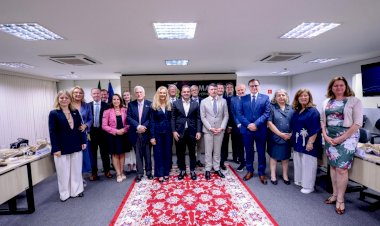 Em reunião com delegação da União Europeia, governador Roberto Cidade defende desenvolvimento sustentável no Amazonas e ampliação de parcerias internacionais
