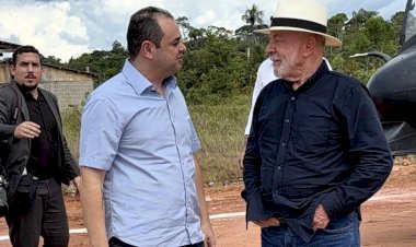 Governador Roberto Cidade recepciona presidente Lula em visita ao Amazonas