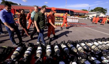 Governador Roberto Cidade reforça estrutura do Corpo de Bombeiros e lança operação Amazonas + Verde
