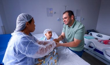Governador Roberto Cidade acompanha início do 100º implante coclear realizado pelo Governo do Amazonas